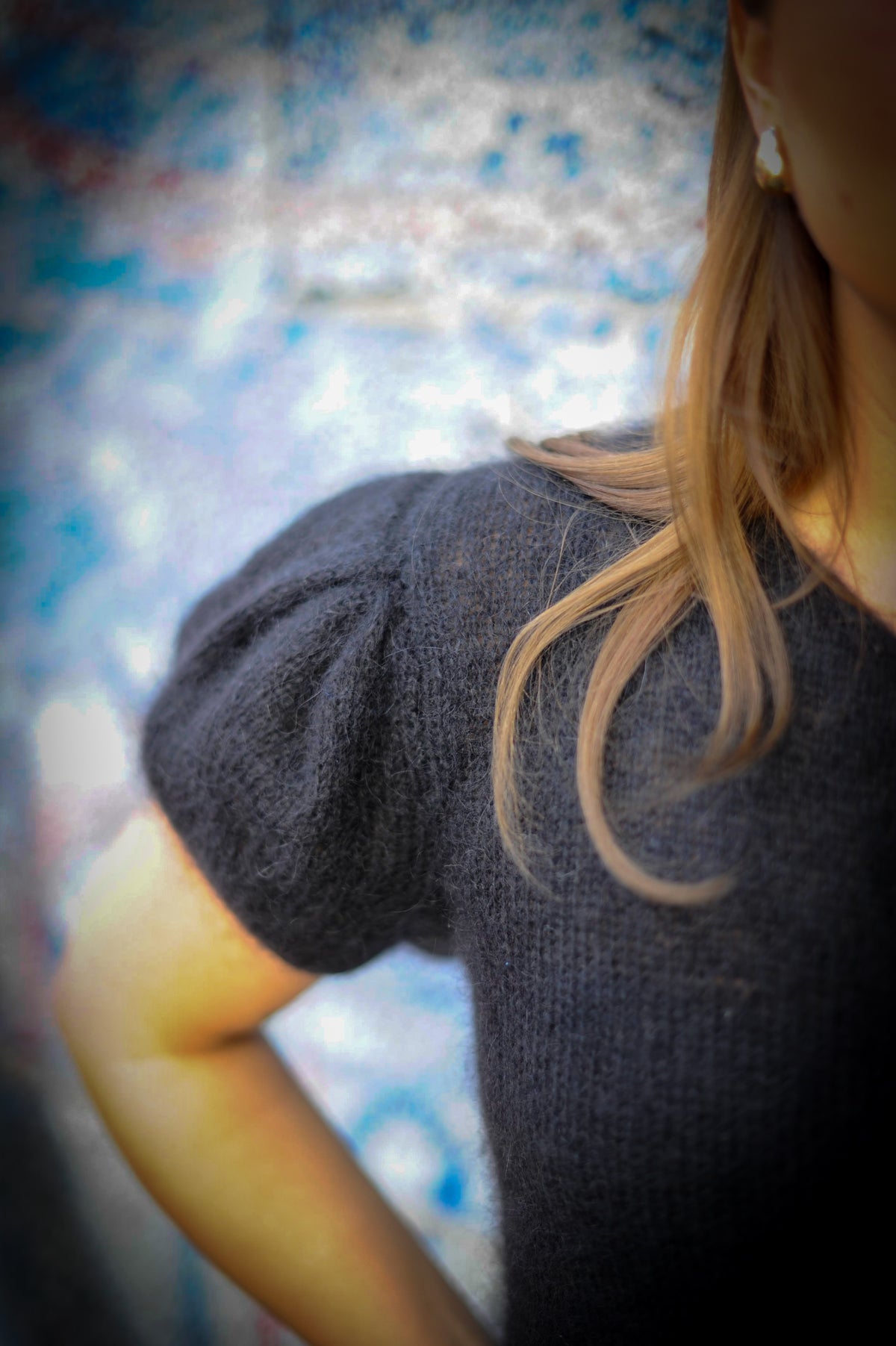Mathea topp - mohair