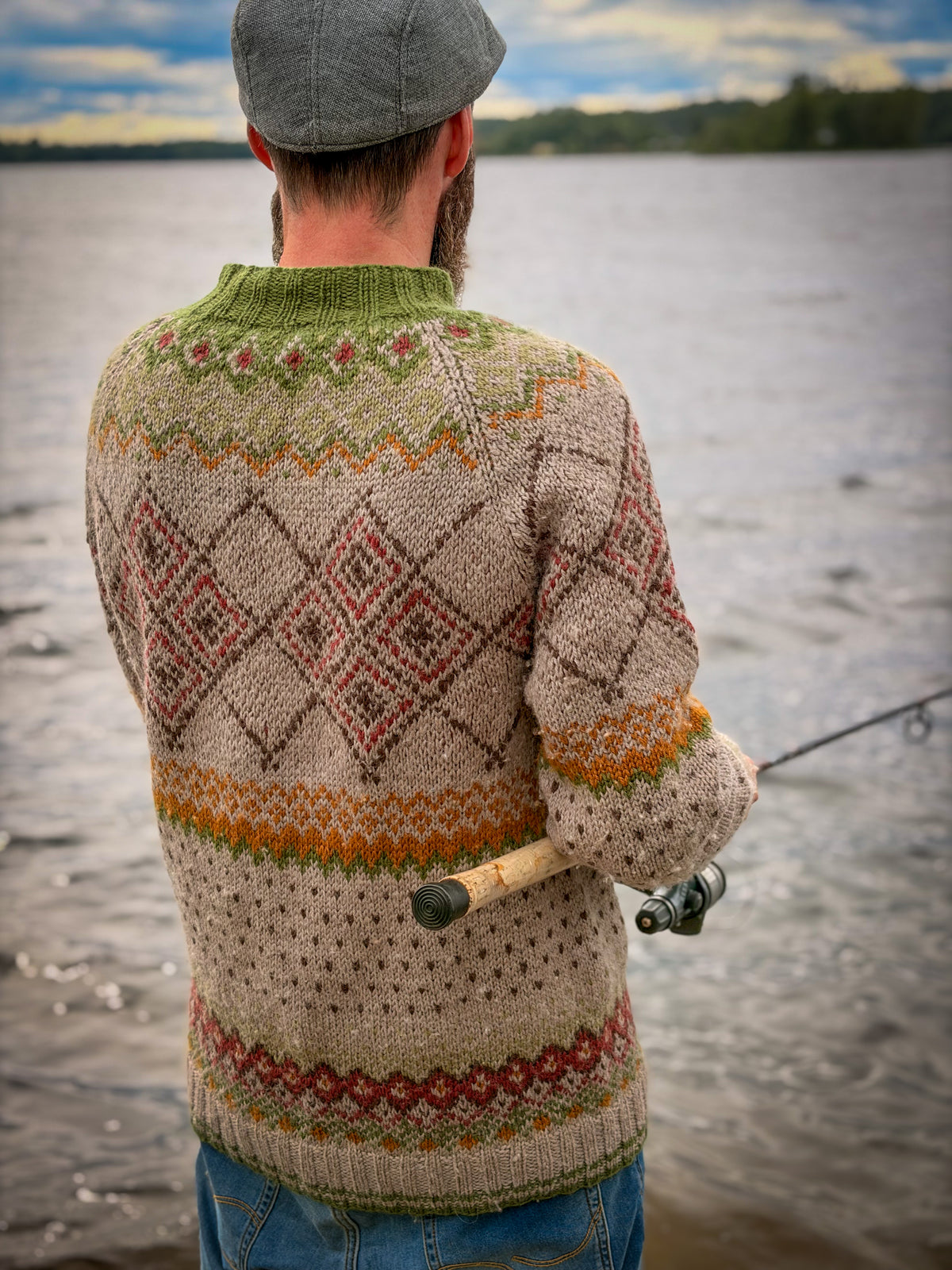 Lyseren retro genser